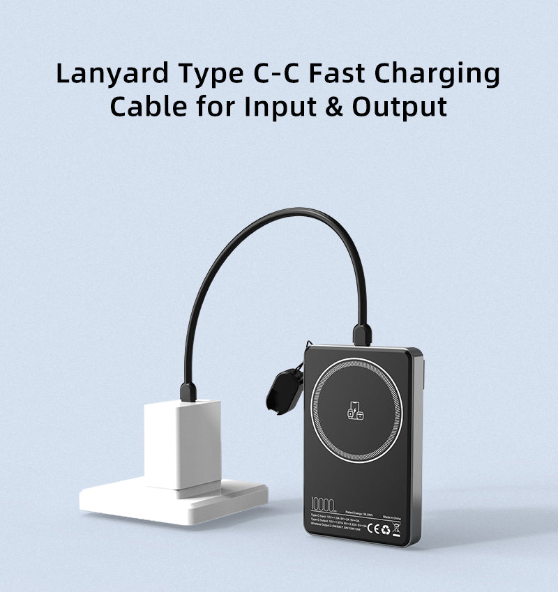 Slim Metal 3-in-1 Magnetic Wireless Power Bank with Hidden Stand
