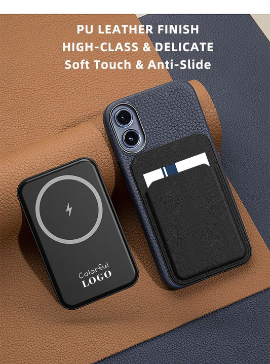  10000mAh magnetic wireless power bank wallet — ASC Magnetix