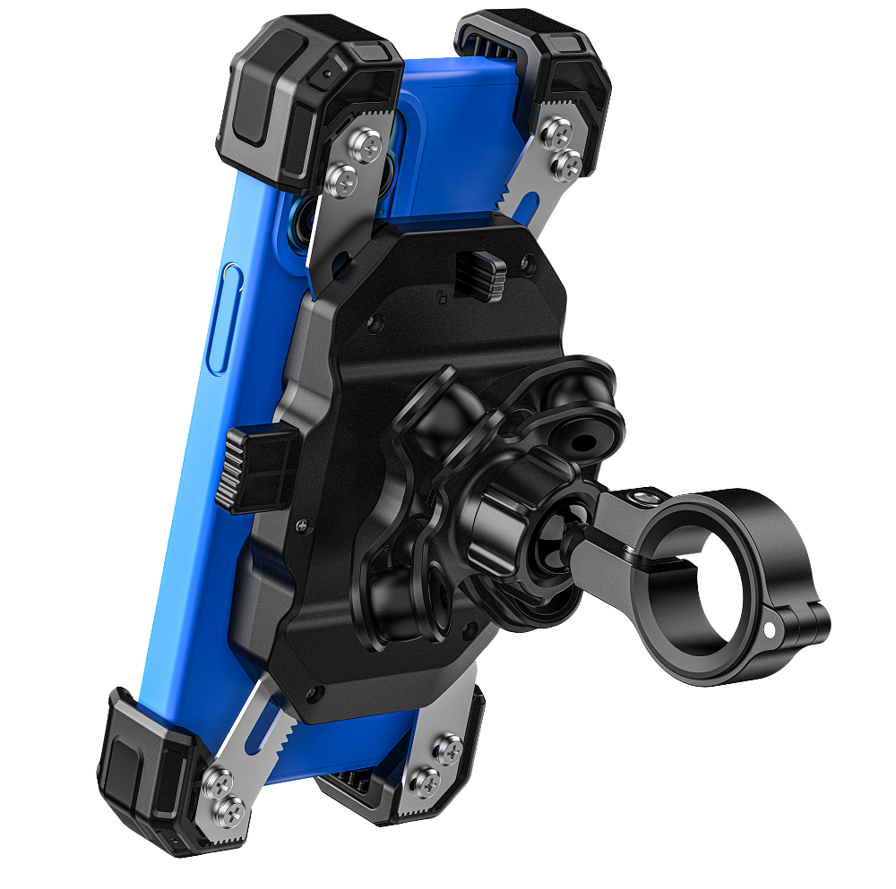 Integrated high-performance vibration dampener and handlebar clasp on M11G2 mount