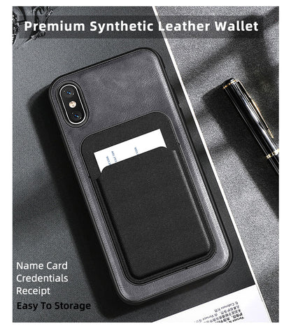 PU leather wallet detail — ASC Magnetix